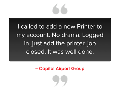 Capital Airport Group Testimonial Netier Managed IT Tech Support Canberra Brisbane Sydney